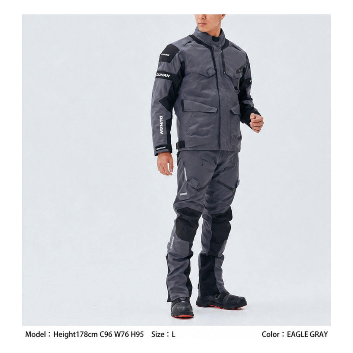 Giacca moto quattro stagioni DUHAN RSJ729